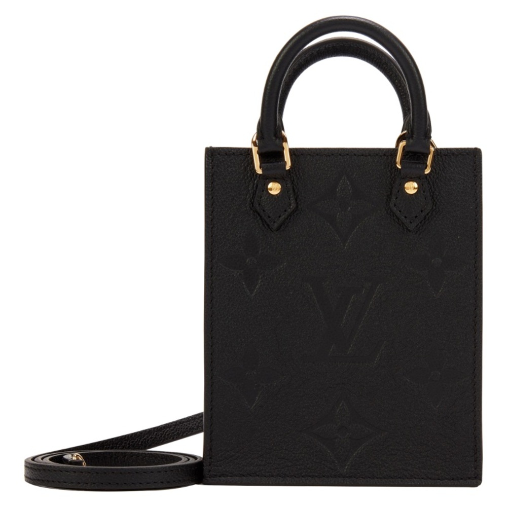 Louis Vuitton Black Mini Sac Plat